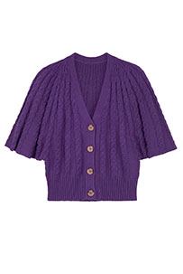 JRCA1010 Classical Cable Cardigan